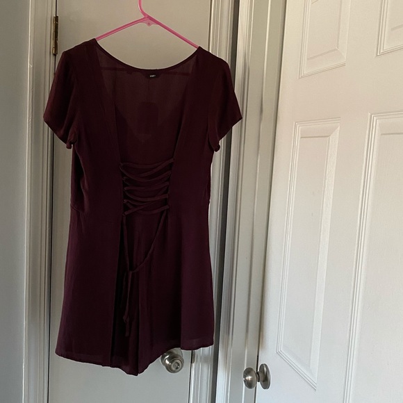 OBEY Maroon Romper - S - Picture 4 of 6